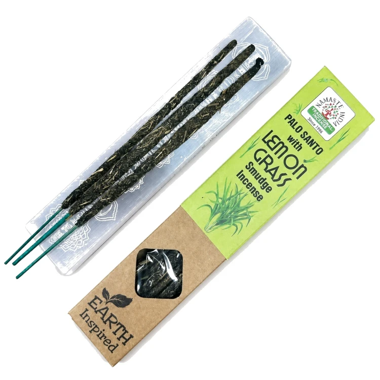 Kadzidełka Palo Santo z dodatkiem trawy cytrynowej 25 g | Energia, świeżość i sukces