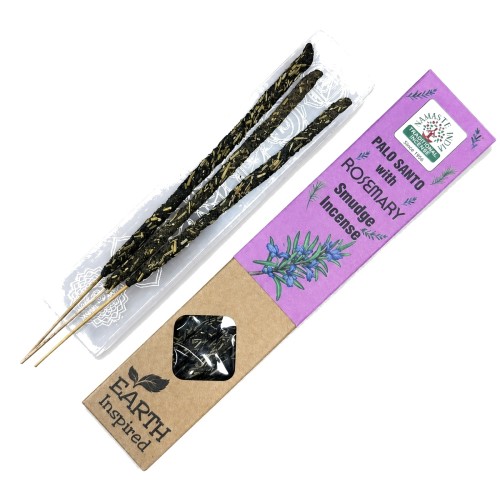 Kadzidełka Palo Santo z dodatkiem rozmarynu 25 g | Ochrona, oczyszczenie i siła